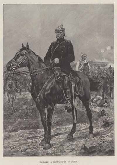Bismarck, een herinnering aan Sedan door Richard Caton Woodville junior